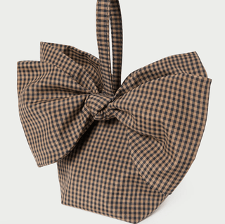 RUBY BOW TOP HANDLE BAG - FEBE Clothing