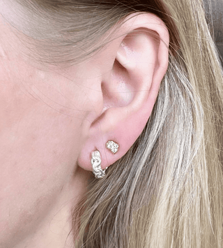 9MM FUSED SERPENS EARRINGS SS (PAIR) - FEBE Clothing