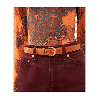 GIA TWISTED BUCKLE BELT - FEBE Clothing