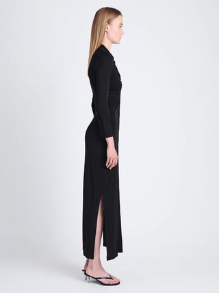 CLARA DRESS IN MATTE CREPE JERSEY