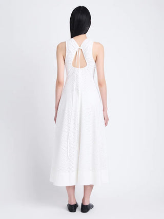 JUNO DRESS IN BRODERIE ANGLAISE - FEBE Clothing