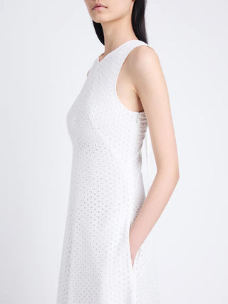 JUNO DRESS IN BRODERIE ANGLAISE - FEBE Clothing