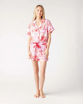 APRES SKI TOILE PAJAMA SHORTS SET - FEBE Clothing