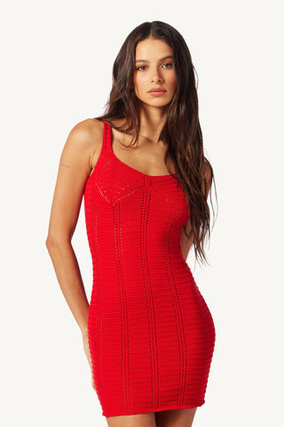 ELM FITTED KNIT DRESS - FEBE Clothing