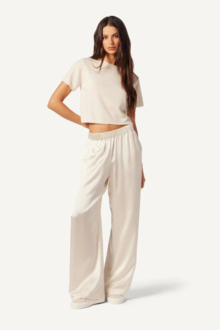 BRYNN HIGH RISE PULL ON WIDE LEG PANT - FEBE Clothing