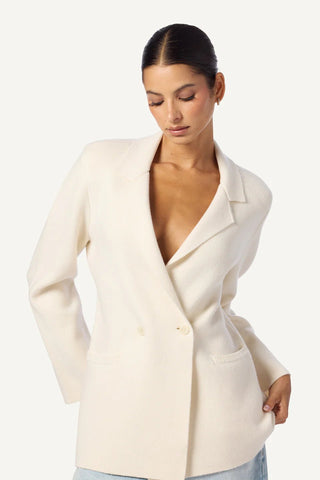 VIVIAN RELAXED DOUBLE BREASTED BLAZER - FEBE Clothing