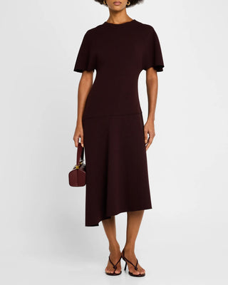 NICOLA SHORT SLEEVE MIDI DRESS - FEBE Clothing