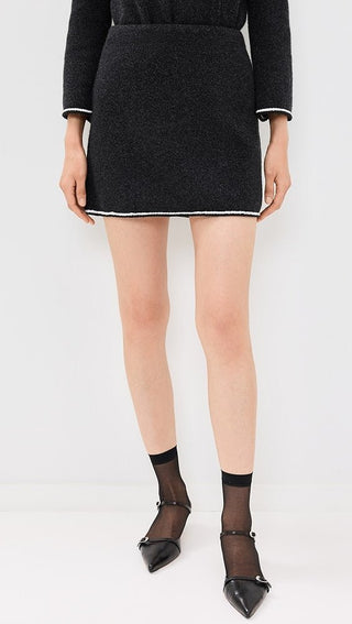 TWEED MINI SKIRT - FEBE Clothing